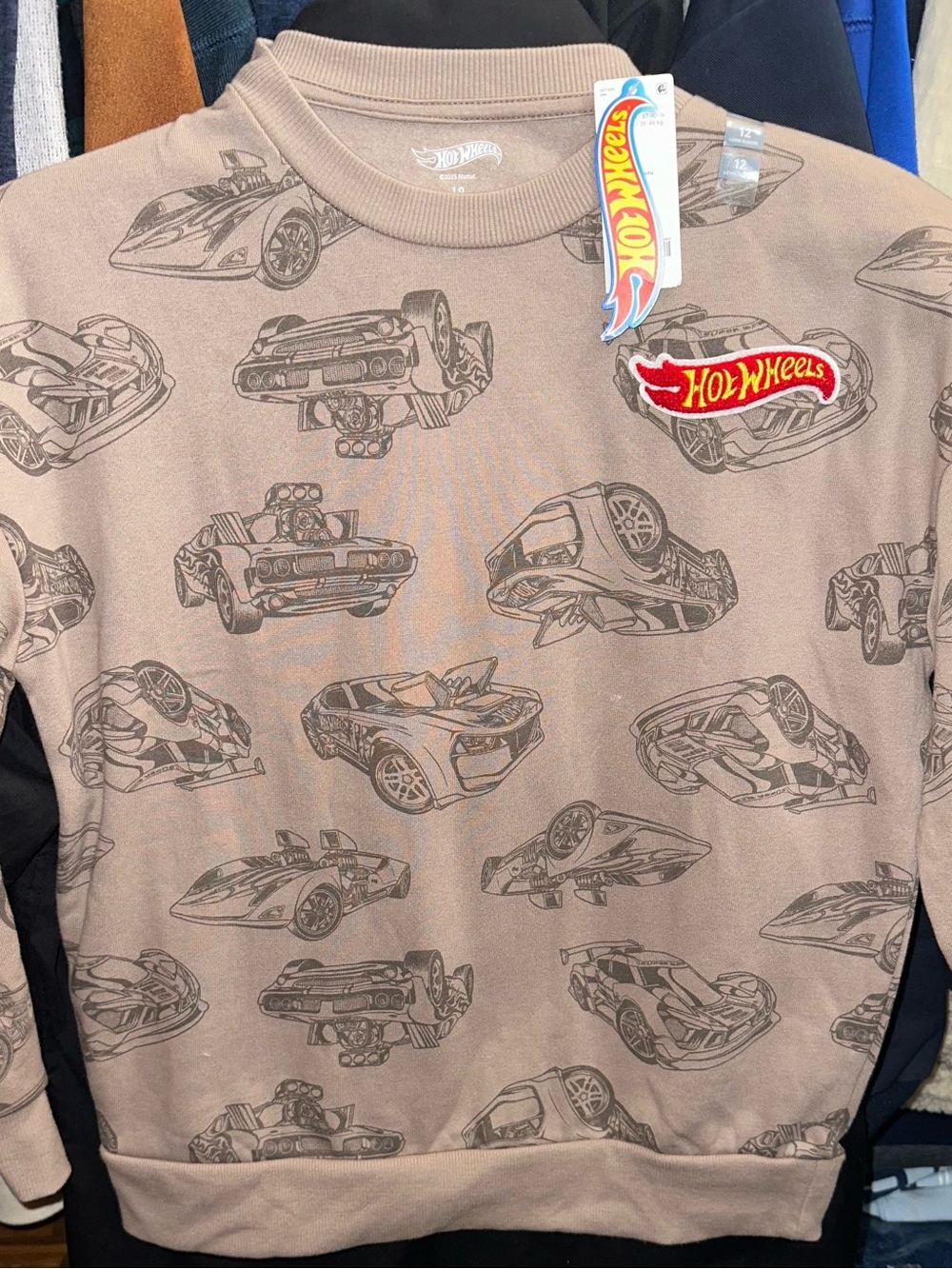 Carter's Hot Wheels all over Car Print Sweatshirt